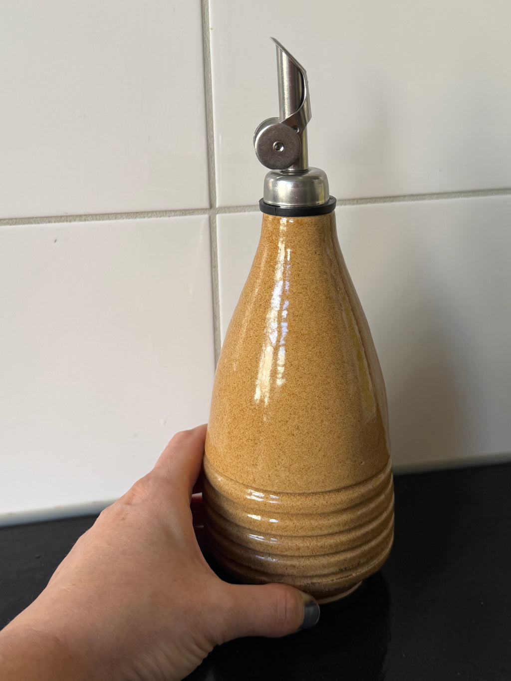Refillable olive oil bottle 300ml - Sandbanks
