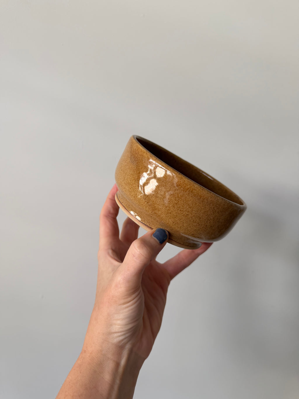 Handmade Ceramic Garlic grater bowl