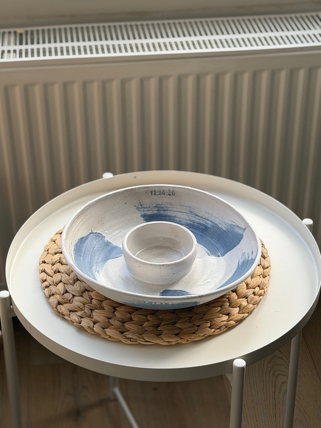 Personalized chip & dip bowl